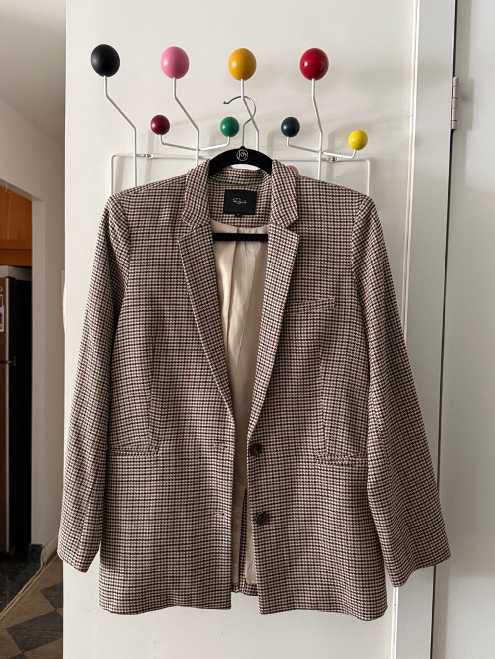 Rails Jac Blazer - Brown Houndstooth